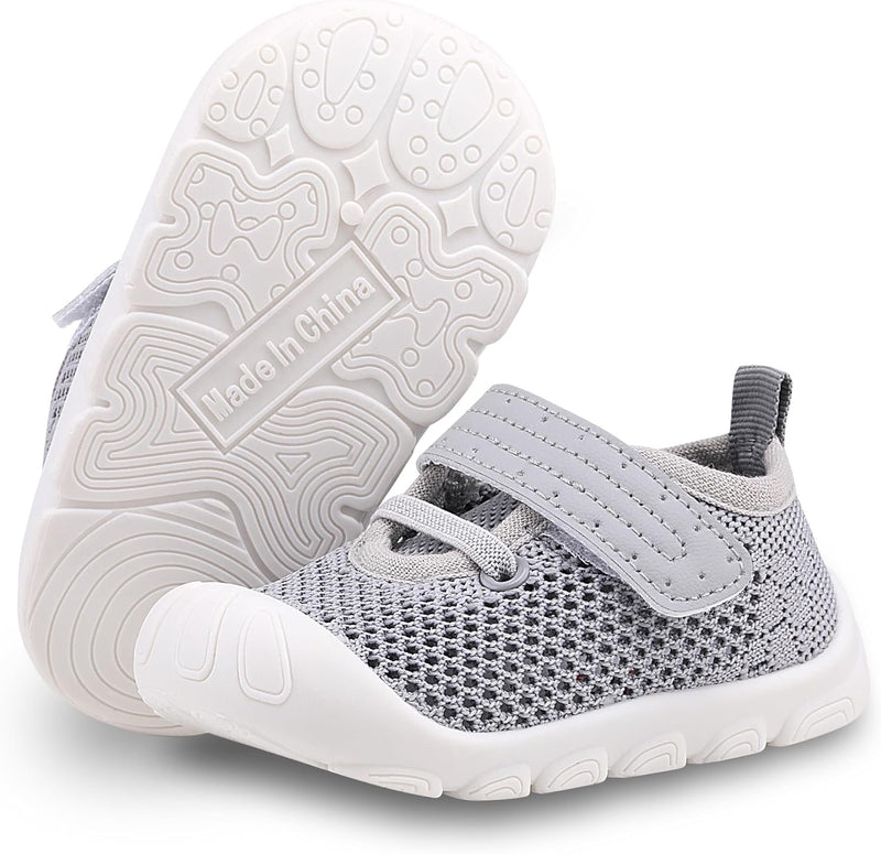 Baby Toddler Non-Skid Sock Shoes Indoor Slipper Breathable Cotton Mesh Lightweight Sole Infant Boy Girls Kids Children
