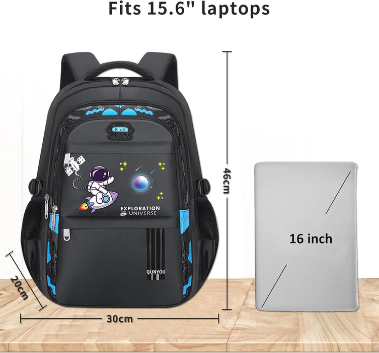 Yoawllty School Bag for Boys, Space Backpack for Boys Kids Elementary School Bags Middle Primary School Book Bag Lightweight School Bag for Students