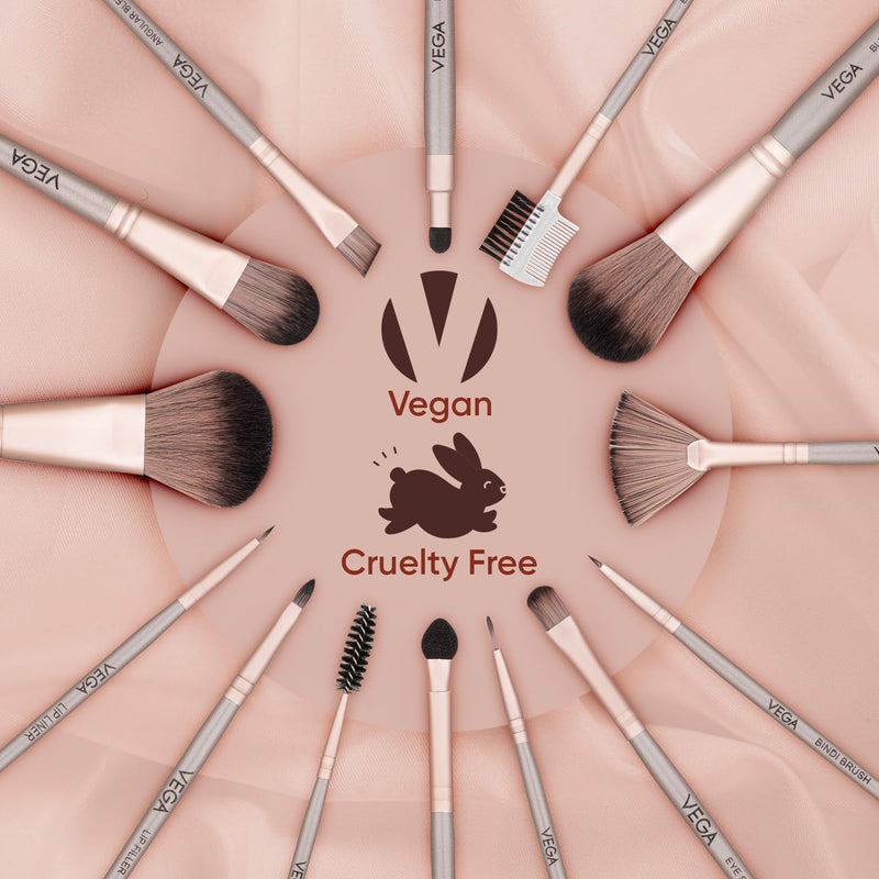 Vega Mascara Cosmetic Brush, Mascara Makeup Brush, Eyelash Applicator Brush, Wands Applicator Eyebrow Brush, (MBN-10)
