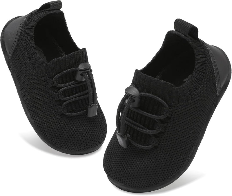L-RUN Baby Shoes Infant Breathable Non Slip First Walking Shoes Baby Boys Girls Sneakers with Soft Rubber Sole Toddler Slip On Shoes