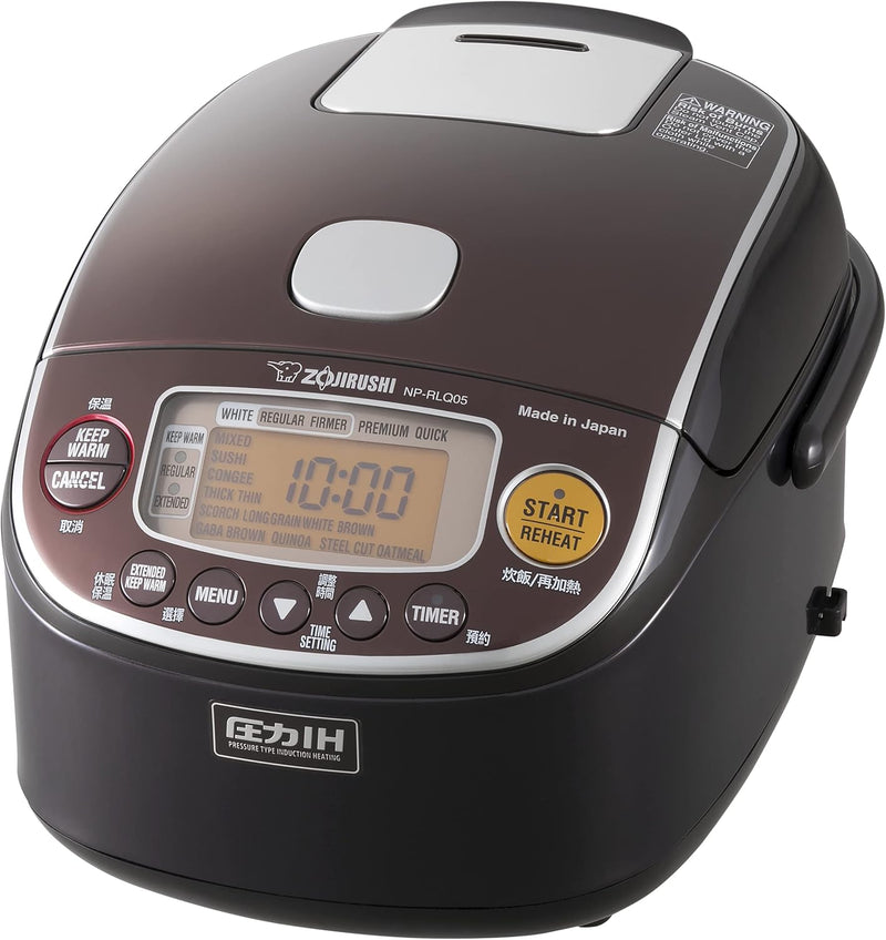 Zojirushi Electronic Rice cooker/warmer 0.5 ltr Dark brown