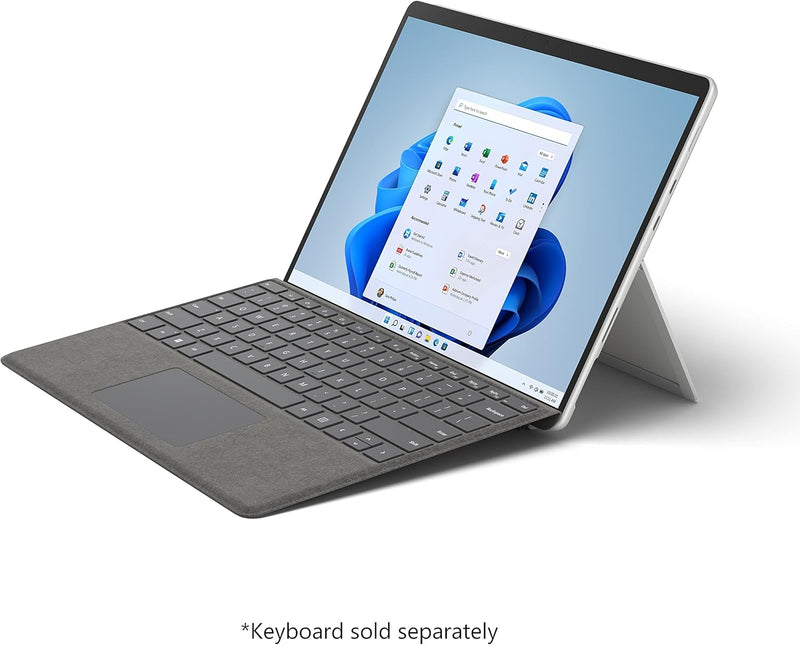 Microsoft Surface Pro 8-13 Inch 2-In-1 Tablet Pc - Silver - Intel Core I5, 8Gb Ram, 128Gb Ssd - Windows 11 Home - Device Only, 2021 Model, 8Pn-00002, Delia I5/8/128 Home