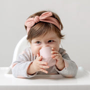 SAMiGO Silicone Baby Cups Tiny Cups for 6-12 Month Infants - Baby Led Weaning Cups for Training - Open Cup Set - 2 Pack