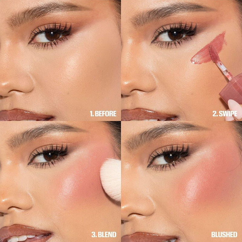 Huda Beauty Baby Blush Mild Mocktail Duo Kit - Liquid Blush - 2x2ml - Strawberry Cream and Ube Cream