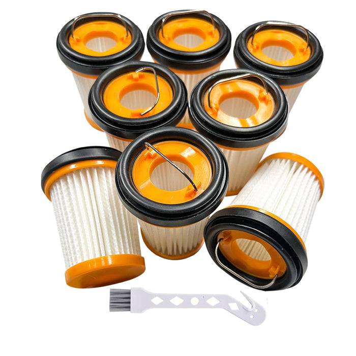 Aziliogcc 8 Pack Replacements Fabric Vacuum Filters for Shark ION W1 S87 Cordless Handheld Vacuums WV200, WV201, WV205, WV220. Replace Part # XHFWV200