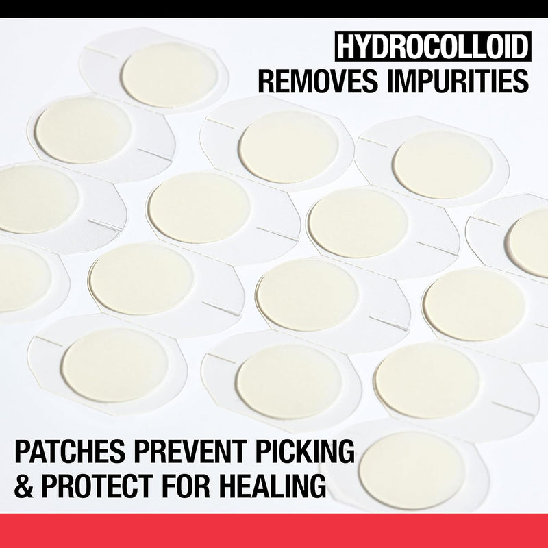Neutrogena Stubborn Acne Blemish Patches, Ultra-Thin Hydrocolloid Acne Patch Absorbs Fluids & Removes Impurities To Help Pimples Look Smaller After One Use, 24 Patches, Clear, 24 Count