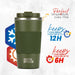 ZeroSpace Travel Coffee Mug, Stainless Steel Coffee Tumbler, Double Wall Vacuum Hot and Cold Insulated Coffee Mug for Home Travel Office Outdoor Works (Black - 500ml)