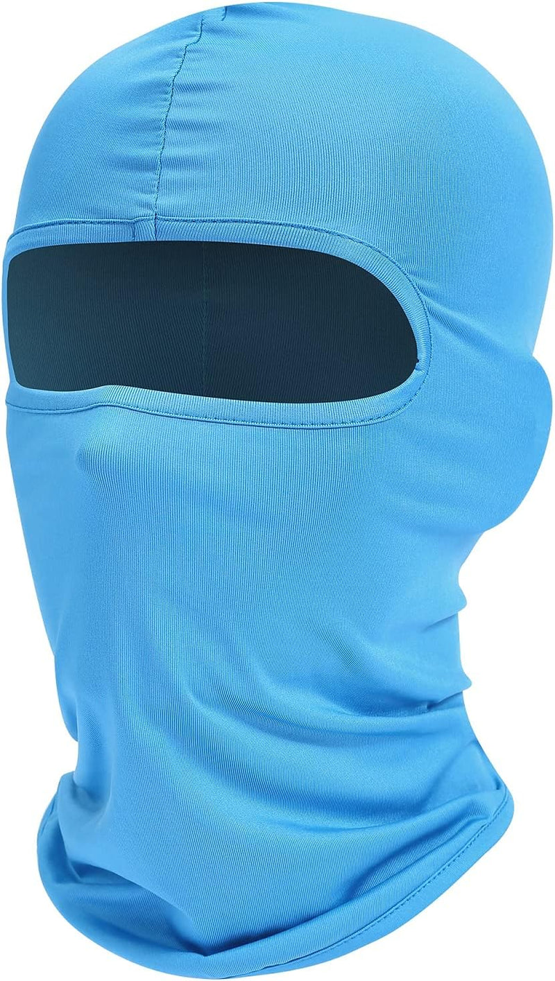 Fuinloth Balaclava Face Mask, Summer Cooling Neck Gaiter, UV Protector Motorcycle Ski Scarf for Men/Women