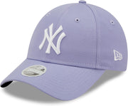New York Yankees MLB League Essential Lavender 9Forty Adjustable Women Cap - One-Size