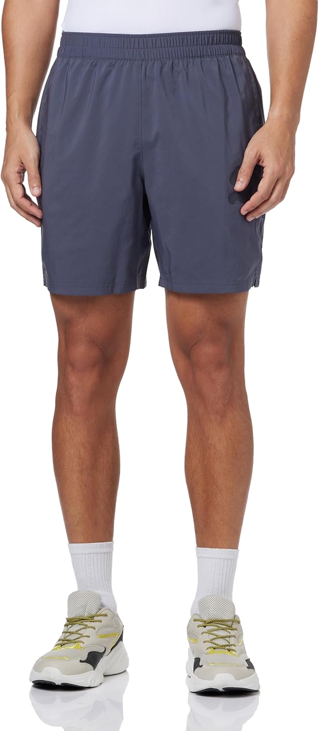 mens M TAD ESSENTIAL BIG LOGO 7" Woven Short Woven Shorts (pack of 1) - Galactic Gray