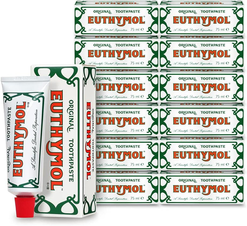 Euthymol Original Toothpaste Tube (75ml) - Pack of - 75 g (Pack of 12)