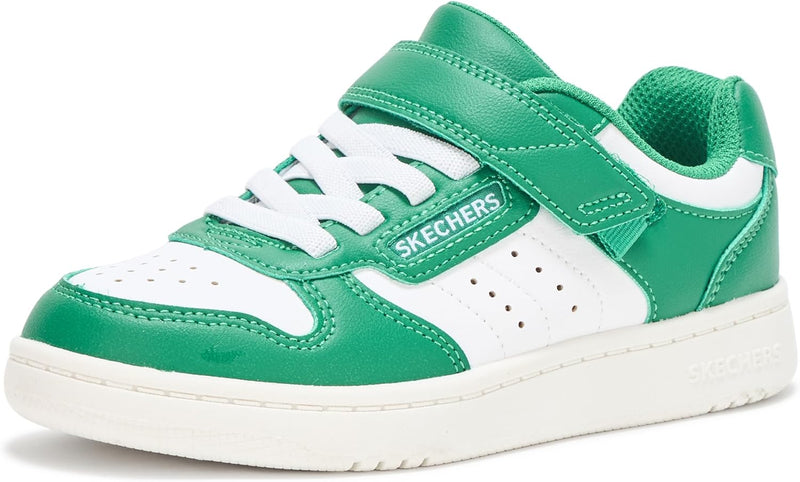 Boy's Quick Street Sneaker - GREEN WHITE