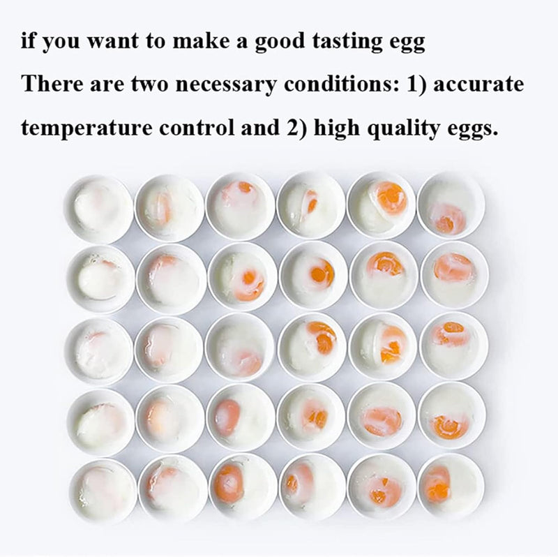 WEedsy Commercial Hot Spring Egg Cooker,50Pcs Large Capacity Intelligent Automatic Half-Boiled Egg Soft-Boiled Egg Machine,Electric Egg Cooker,30~90 ° C Egg Cooker, for Snack Bars,Food Courts