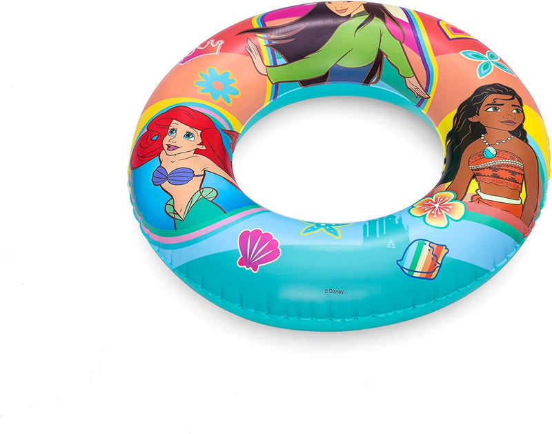 Bestway Disney Princess 22"/56cm Swim Tube - Perfect for Beach and Swimming Pool Use, Outdoor & Indoor Relaxation & Play, Swimming Gears, Swim rings