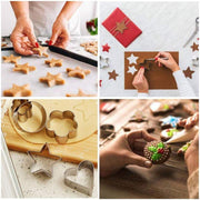 24 Pcs Cookie Stainless Steel Mold Set Food Fruits Biscuits Cutters For Icing Pastry Sugar Craft Cake Decoration With Box