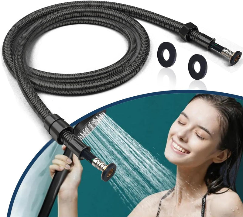 Pugrwei 【New Version】Handheld Bidet Sprayer for Toilet, Premium Stainless Steel Bathroom Bidet Sprayer Set, (Stainless Steel) (Brushed) (Control Value)