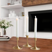 VHYUAH Candle Holder,Candlestick Holders 4PCS,Candle Sticks Holder Decor,Candle Holders for Pillar Candles,Gold Candle Holders for Dinning Table,Fireplace,Wedding and Anniversary Party