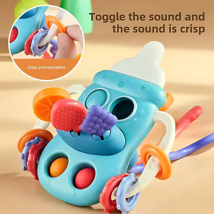 Twisoo Baby Sensory & Montessori Toys – Developmental Teething, Fidget & Activity Toys for Infants & Toddlers, Fine Motor Skill & Learning Playsets Multiple Styles (TOY-006-Red)