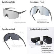 ASTARIKO Polarized Sports Sunglasses for Men & Women – UV400 Protection, Anti-Slip TR90 Half-Frame for Running, Cycling, Golf & Outdoor Activities
