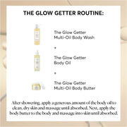 The Glow Getter Body Oil, Multi-Oil for Intense Nourishment, Hydrating & Moisturizing Formula, Vegan & Cruelty-Free, 3.4 oz