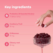 Healthy V. Probiotics For Women & Prebiotics, Cranberry & D-Manose Digestion, Vaginal & pH Balance