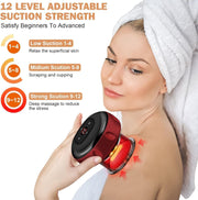 Electric Cupping Therapy Machine, 3 in 1 Cellulite Massager, Smart Dynamic Cupping Therapy Set, Rechargeable Gua Sha Cupping Massager, For Shoulders, Back and Neck, Various Areas