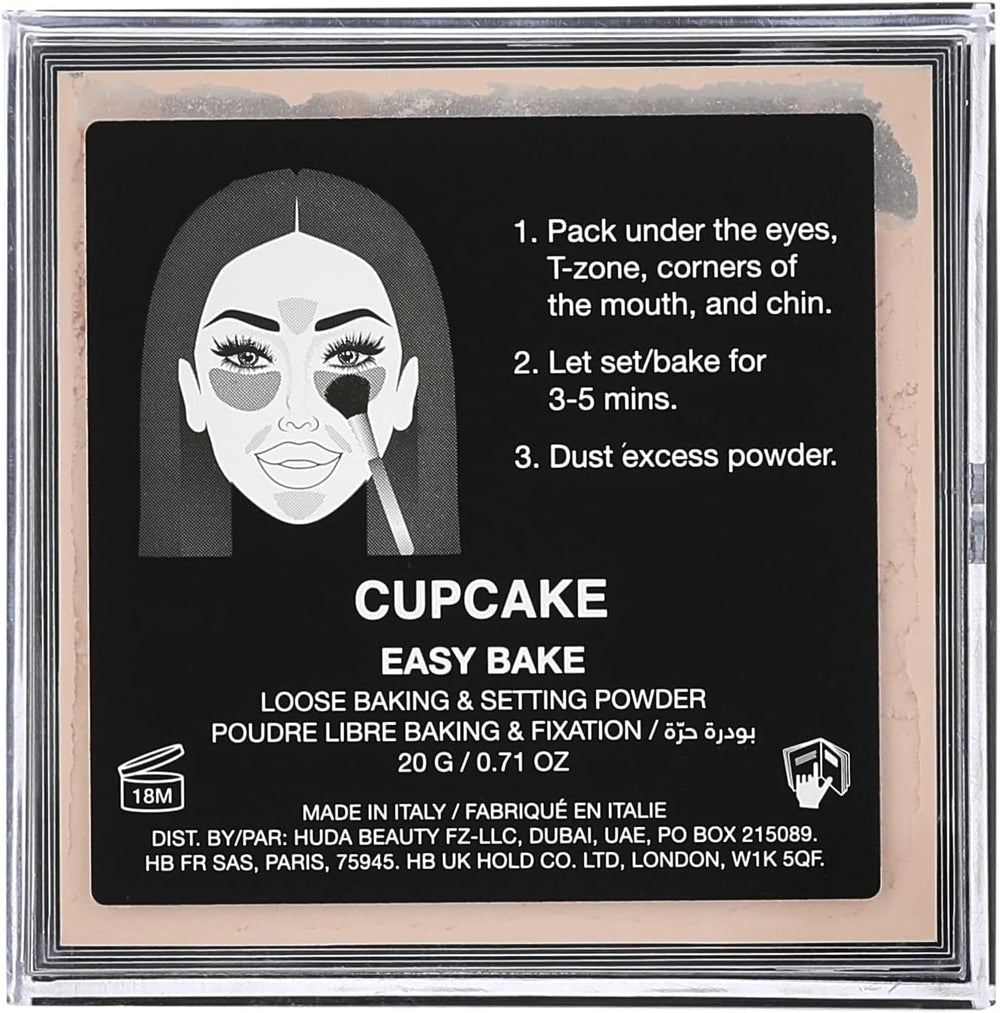 HUDABEAUTY Cupcake Easy Bake Loose Powder, 20 gm, HUDACW011