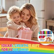12 Colors Face Paint Set for Kids, Washable Non-Toxic Body Paint Kit, Easy Clean Skin-Friendly Face Painting for Festivals, Parties, Halloween, and Fancy Dress Events