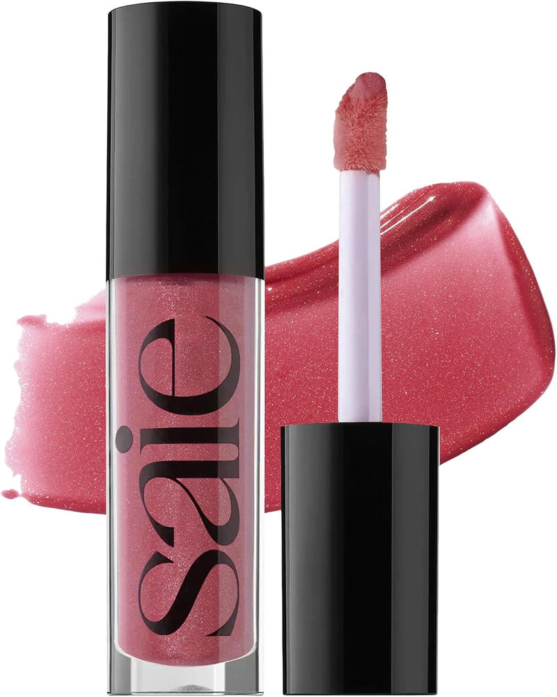 Glossybounce - Hydrating Lip Gloss and Tinted Lip Oil Hybrid with Hyaluronic Acid & Jojoba Oil for Non-Sticky, Ultra-Shiny, Plump & Soft Lips - Everyday Makeup Essential - Disco (.17 oz) - Remix - Shimmer Finish