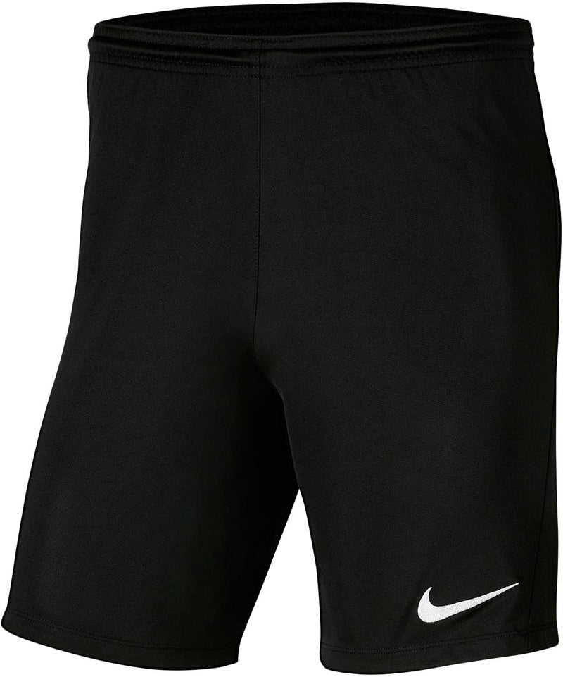 Unisex Kids Y NK DRY PARK III SHORT NB K Sport Shorts - BLACK/WHITE