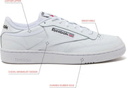 Men's Club C 85 Sneakers - Footwear White/Footwear White/Core Black