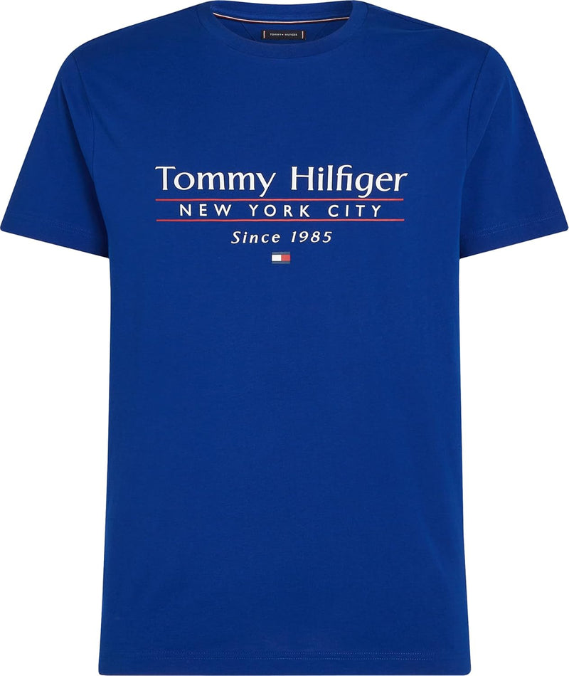 Tommy Hilfiger mens HILFIGER CENTER STACK TEE S/S T-Shirt
