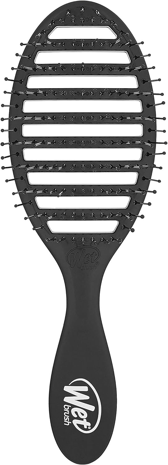 Wet Brush Speed Dry Hair Brush - Color Wash, Watermark - Vented Design and Ultra Soft HeatFlex Bristles Are Blow Dry Safe With Ergonomic Handle Manages Tangle and Uncontrollable Hair - Pain-Free
