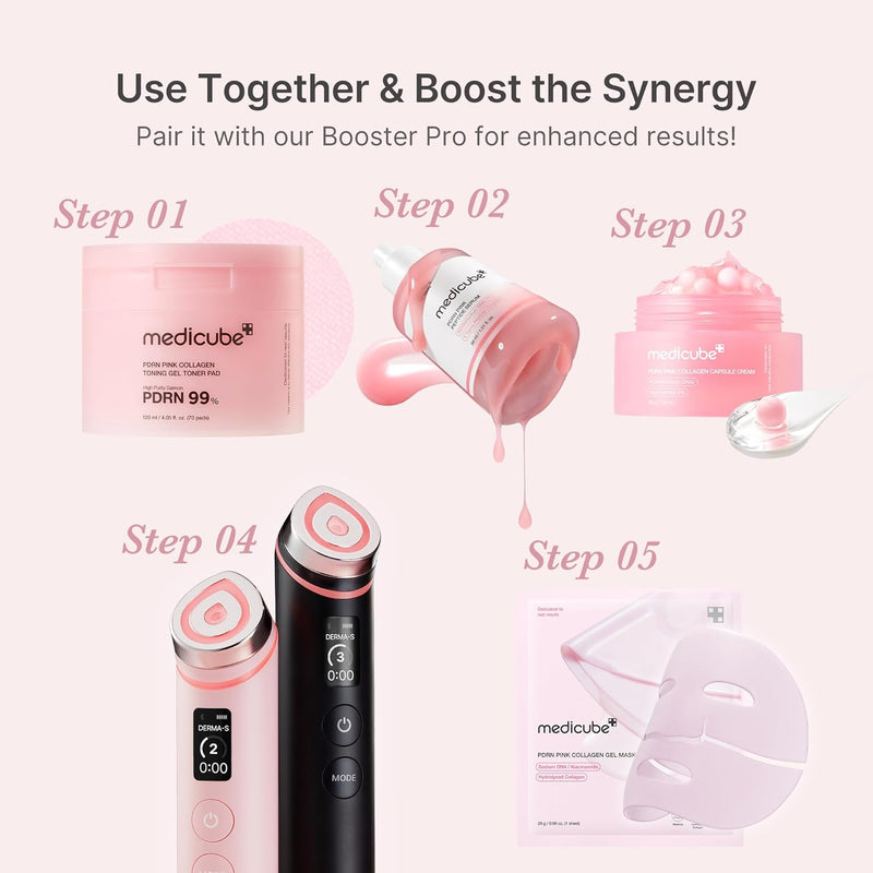 PDRN Pink Peptide Serum Sodium DNA 1%, Pink glow serum, Peptide, Niacinamide, Hydrating & Moisturizing & Plumping, Uneven Skin Tone, Korean Skincare 30ML (1.01 fl.oz., Salmon DNA PDRN)