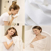10 sets Disposable Bath Towels,70x140cm 28*58cm,Travel Disposable Towels Set，health and Safety ，Thicken Cotton Salon Towels Wash Towel Body Towels,Bath Towels for Hotel bathroom Beach Swimming Camping