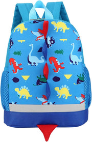 Cartoon Children's Schoolbag,Boys and Girls Kids Backpack Backpack Cartoon Cute Dinosaur Children kindergarten School Bag Fashion Backpack - Sky Blue