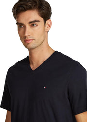 Tommy Hilfiger Mens Core Tommy Flag Logo Tee T-Shirt