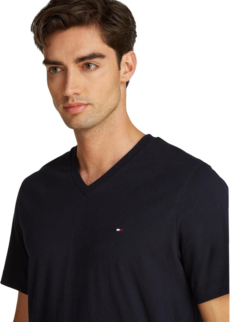 Tommy Hilfiger Mens Core Tommy Flag Logo Tee T-Shirt