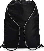 unisex-adult Undeniable Sackpack Sackpack - Black / Black / Metallic Silver