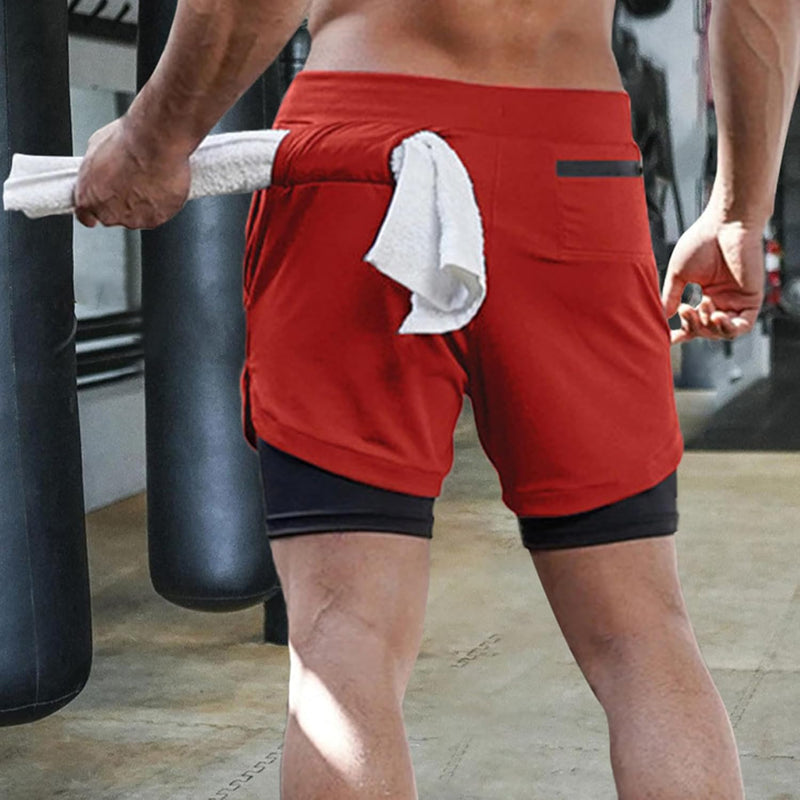 Dress Cici Gym Shorts for Men, Men's Activewear Running Shorts,Drawstring Gym Shorts Men, 2 Layer Loose Athletic Shorts with 4 Pockets