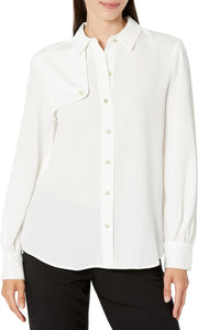 Women's Logo Sport Blouse - Soft White