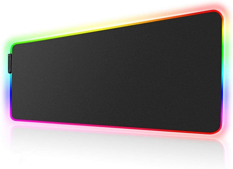 Goodstuff Rgb Gaming MoUSe Pad, Extra Large Soft Led Extended MoUSe Pad, Anti-Slip Rubber Base Computer Keyboard Mat - Single