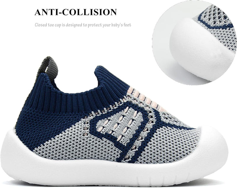 OAISNIT Baby Boy Girl Shoes Breathable Mesh Sneakers Lightweight Non-Slip Toddler Walking Shoes Infant First Walkers 6-24 Months