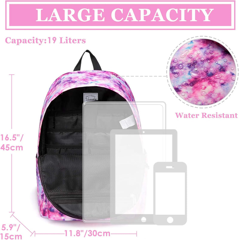 VASCHY Backpack for Women Men, Ultra Lightweight School Bag for Kids Teen Boys Girls, Casual Daypack Work, Travel