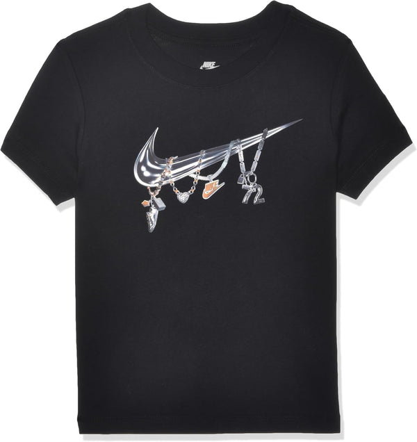 Unisex Kids NKG SS TEE SHINE TEES AND T-SHIRTS (pack of 1) - BLACK