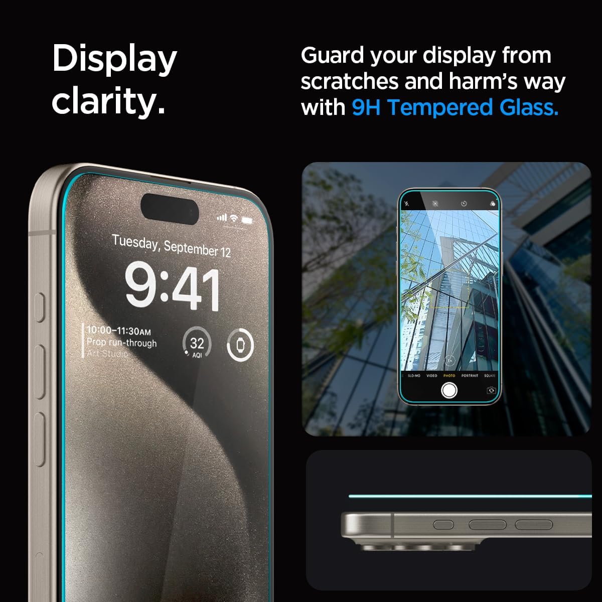 GLAStR EZ FIT Designed for iPhone 15 Pro MAX Screen Protector (2023) Premium Tempered Glass - Case Friendly with Sensor Protection 2 PACK – image 5