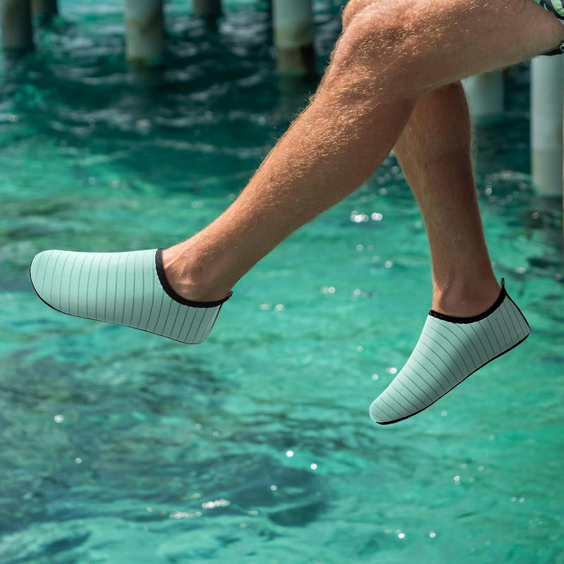 L-RUN Men Women Water Shoes Barefoot Aqua Socks Lightweight Swim Shoes for Beach Surf Pool Yoga