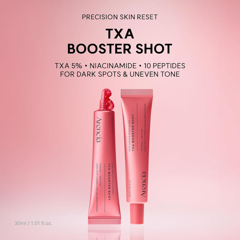 TXA Booster Shot Serum with 5% Tranexamic Acid & Peptides, Skin Tone Balancing & Hydration Support, Lightweight Daily Skincare, 30 mL / 1.01 fl. oz.