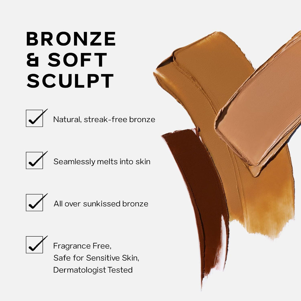 Sun Melt Natural Cream Bronzer - Light Bronze - for Fair to Light Skin with Cool or Neutral Undertones