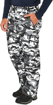 Snow Sports Cargo Pants Snow Pants - A6 Camo Black Large (36-38W * 32L)